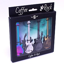 Kaffeelöffel in E-Guitarrenform. Coffee & Rock