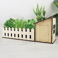 Mini-Gemüsegarten aus Holz für den Innenbereich