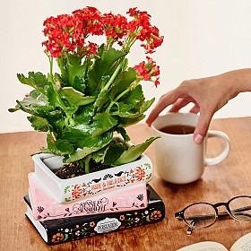 Gestapelter Büchertopf Botanical Trilogy