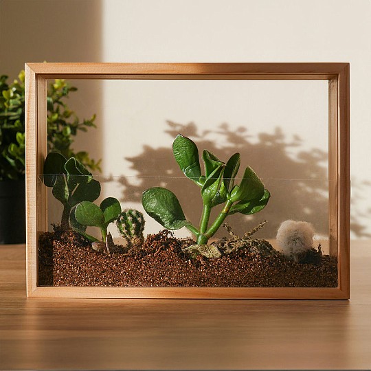 Gestalten Sie Ihren eigenen Mini-Rahmengarten