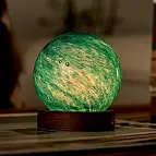 Modell der galaktischen Brise mit grünem Licht