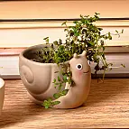 Mini-Topf in Form einer Schnecke