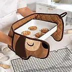 Küchenhandschuhe in Form eines Dackels