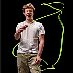 ZipString Seilspielzeug, das in der Luft schwebt