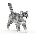Grau getigerte Katze