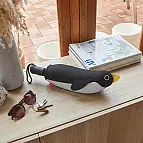 Automatischer Regenschirm mit Hülle in Pinguin-Form