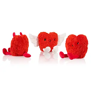 Heizkissen mit herzförmigen Samen