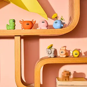 Überraschungsbox mit Mini-Vase in Tierform 