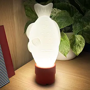 Nachtlampe in Form eines Sojasoßenfisches