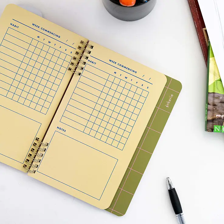 Mit Wochenplaner, To-Do-Listen und Zielmarkierungen