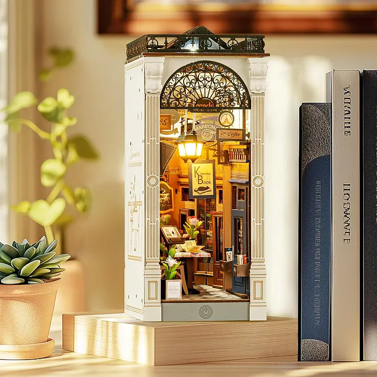 Bau eines Holzmodells für Buchstützen