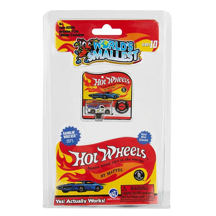 Enthält eine Miniaturversion der originalen Hot Wheels-Blisterpackung.