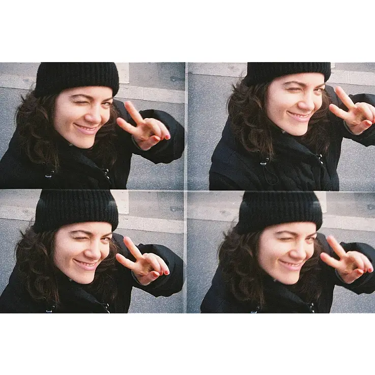 Aufnahme von vier aufeinanderfolgenden Fotos in einem einzigen Bild