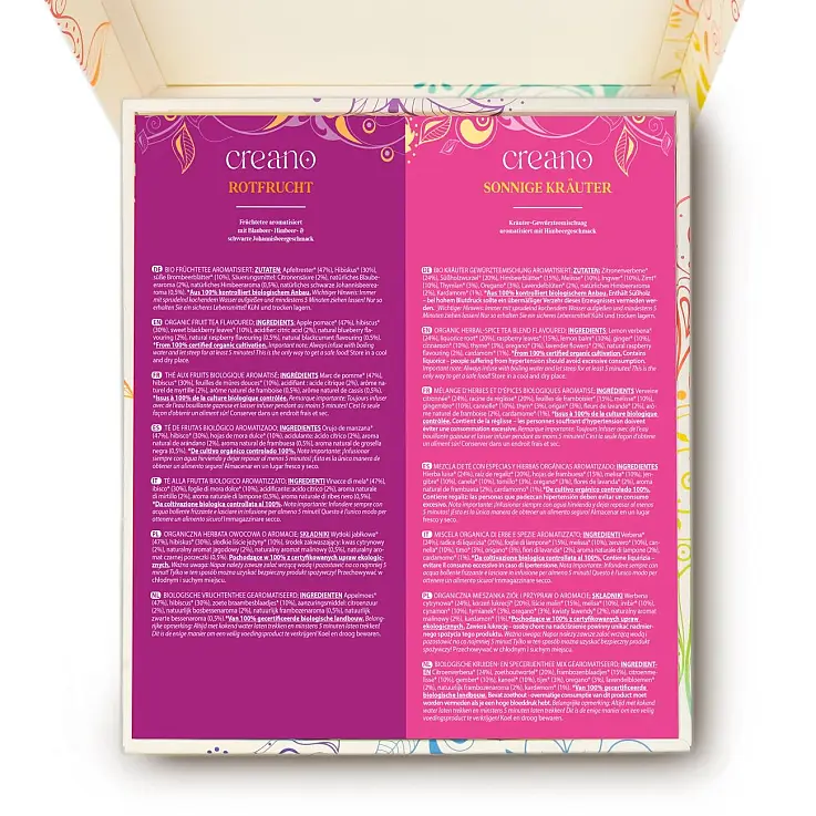 Präsentiert in einer schön illustrierten Schachtel