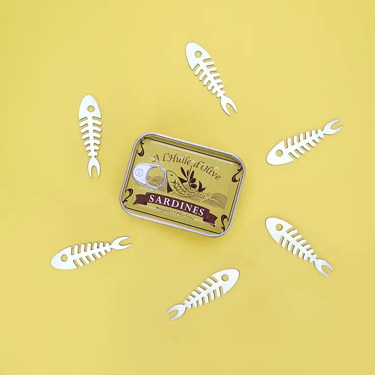 Sie sind aus rostfreiem Stahl gefertigt