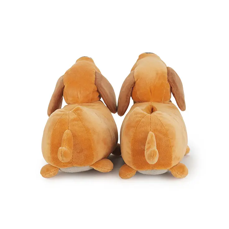 Der Schwanz des Dackels ragt hinten heraus